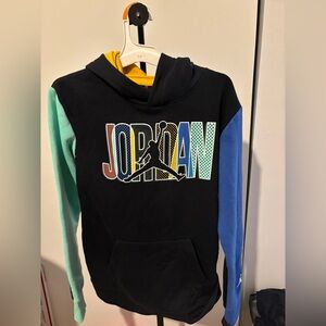 Jordan Hoodie Boys XL Multicolor black